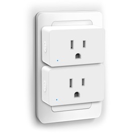 DAYBETTER Smart Plug 15A/1800W, Smart Plugs That Compatible with Alexa and Google Home, 2.4GHz WiFi Bluetooth Alexa Smart Plugs, Smart Outlet with APP Control, Timer & Schedule, 2Pack