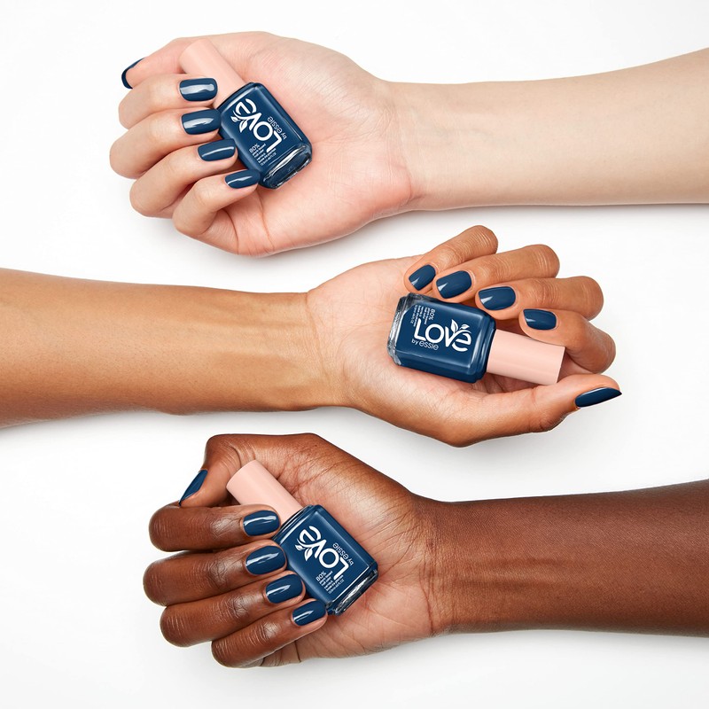 LOVE by essie Nail Polish, 80% Plant-based, Salon-Quality, Vegan, Blue,