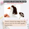 ACHREPLA 3 Pcs Knitted Wigs for 7 Inch Desk Goose