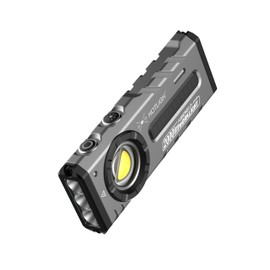 HOTLIGH ZF8313 Rechargeable Flashlight, Magnetic EDC Flashlight Rechargeable, 2000 Lumens LED Flashlight with RGB and UV Lighting Source for Outdoor, Car Repairing