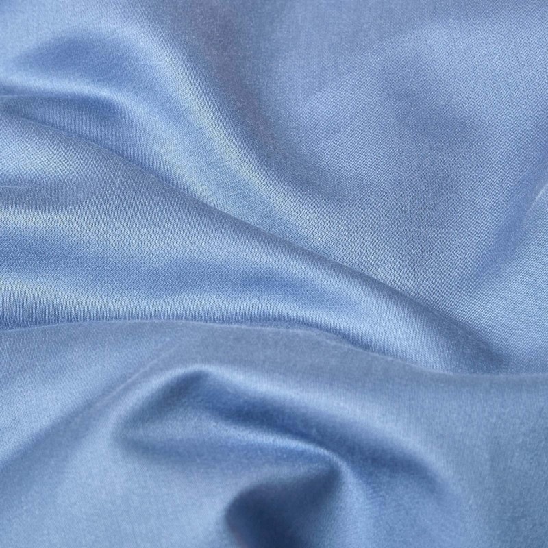 HOMESCAPES Luxury Cushion Cover, Blue, 48 x 74 cm, 100%