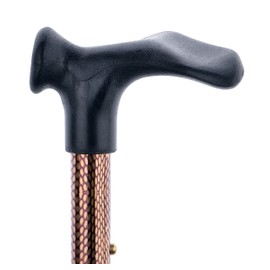 Ability Superstore Comfort Left Handed Grip Cane Snake