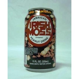 24-cans of Big Babboo Jamaican Irish Moss Peanut Flavoured Drink, 284ml, 9.6 Oz, Made in Jamaica