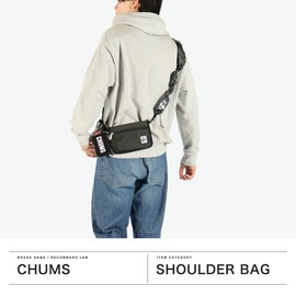 Chums Wearable Sling Shoulder Bag Sweat Nylon Love Shoulder Bag