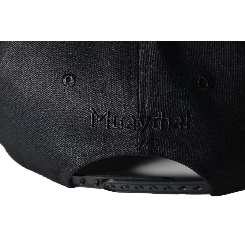 Ranger Products Muay Thai Snapback Hat Black Adjustable Cap (Muay-Cap-Blck)