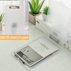 SAYEEC A4 Clipboard Storage Box, Portable Plastic Paper Holder with