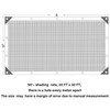 winemana 50% Black Shade Cloth, 20 x 30 FT Durable