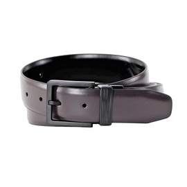 Kenneth Cole REACTION Men's 35MM Wide Reversible Stretch Belt Black Brown X-Large