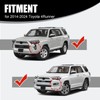 Daytime Running Lights Fog Lights for Toyota 4Runner 2014-2024 White&Amber
