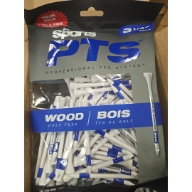 135 Count White Golf Tees - Professional System, High-Quality, Durable, Long-...