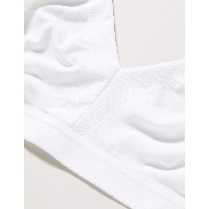 Triumph Triaction Wellness Sports Bra without Underwire, White, 90C