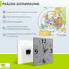 ARTLAND T9RA Wall Clock without Ticking Noises Aluminium Radio-Controlled Clock