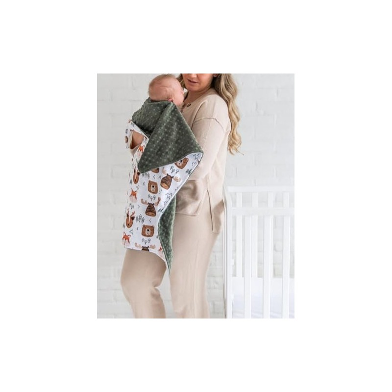 Baby Blanket for Boys Girls,Soft Minky Blanket with Double Layer