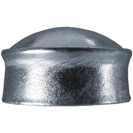 1-7/8" Chain Link Fence Post Cap - Use for 1-7/8" Outside Diameter Post/Pipe - Galvanized Steel Chain Link Post Cap (Each)