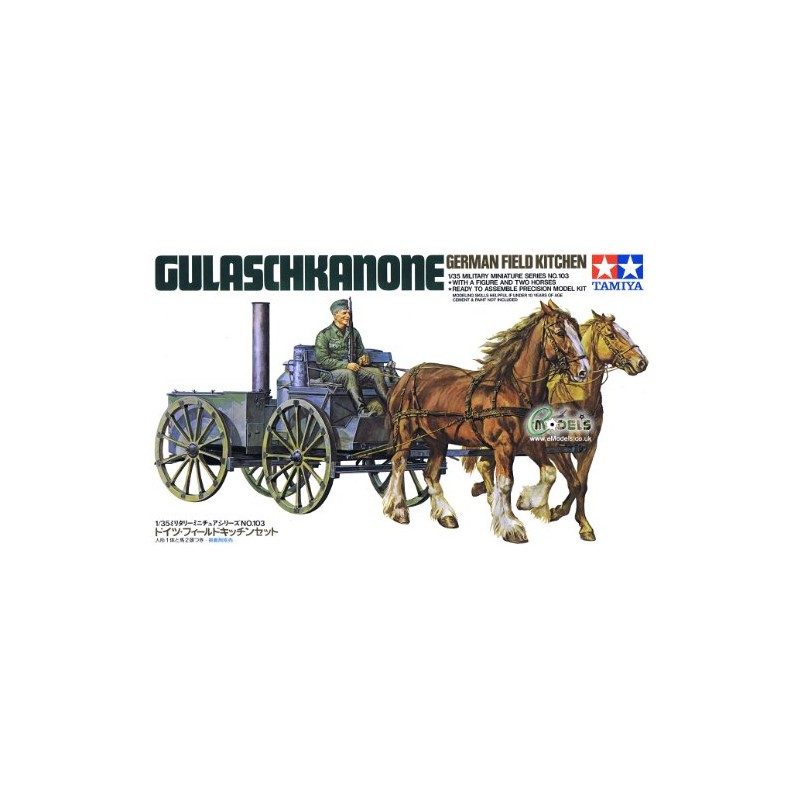 Tamiya 300035103-1:35 WWII Deutsche Feldküche Gulaschkanone(1)