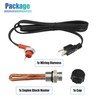Boxonly 3C3Z-6A051-AA Diesel Engine Block Heater 120V 1000W Assembly with