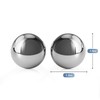 1.5-inch Baoding Balls with Chime: Stainless Steel Baoding Balls, Hand