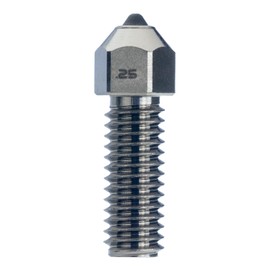 Diamondback Nozzles – Original K1, K1 Max, and CR-M4 Compatible – Polycrystalline Solid Diamond Tip 3D Printer Nozzles, Improved Extrusion, Any Filament, Long Life, Wear Resistant, USA Made(0.25mm)