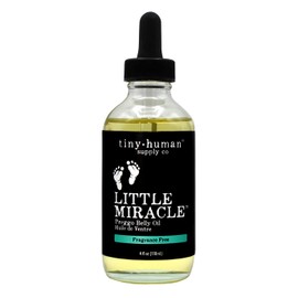 Little Miracle Preggo - Aceite para el vientre (sin aroma) para mamá embarazada, previniendo estrías y picazón