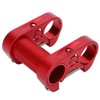 Bicycle Double Stem Riser 25.4MM Folding Bike Aluminium Alloy Adjustable