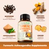 Turmeric Curcumin Ashwagandha Supplements - Turmeric Supplement & Curcumin with