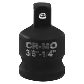 LDEXIN 3/8" Female to 1/4" Male Impact Socket Adapter, Black Wrench Socket Adapter For Impact Driver