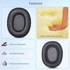 HAIZEEN Ear Pads Compatible with Marshall Monitor Over-Ear Stereo Headphones