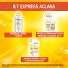 Kit Garnier Express Aclara Agua Micelar+Serum+Protector Solar