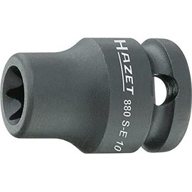 HAZET 880S-E12 28 mm E 12 Impact Torx Profile Socket - Phosphatised/Oiled