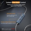 Cubilux 3.5mm Headphone Cable with Boom Mic, Mute Switch, Volume