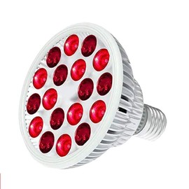 Elitzia Infrared Lamp Bulb 660nm Red and 850nm Near Infrared Bulb Accessory 24W White Colour AL Base E26 E27 Type Infrared Light Device ETPAR38 (White)