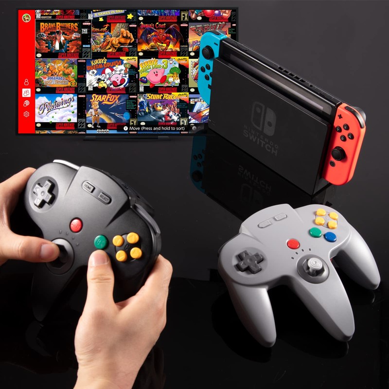 [Multi-Device] Wireless Switch N64 Controller, 2.4 GHz with USB Receiver,