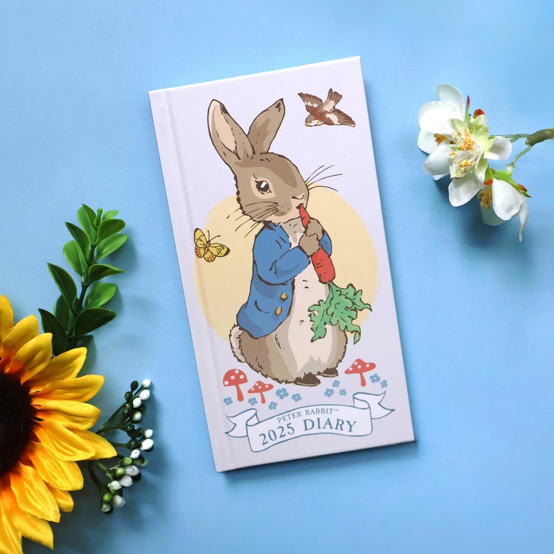 Peter Rabbit 2025 Slim Weekly View Diary