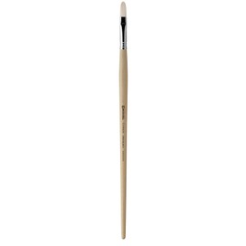 Escoda Clasico Series 4729 Long Handle Artist Oil & Acrylic Paint Brush, Chungking Hog Bristle, Size 10, Filbert