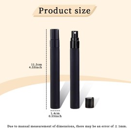 Eyebrune Mini Refillable Perfume Bottle Travel Perfume Atomiser Refillable 10 ML Spray Bottles Portable For Travel Holiday Outdoor Activities And Business(10 Pcs)