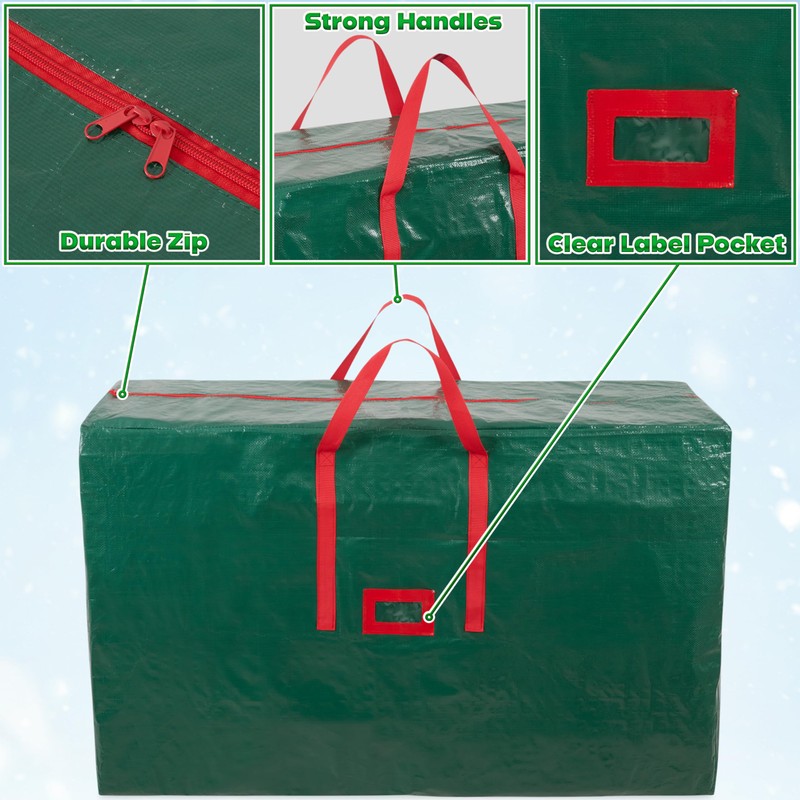 Christmas Tree Storage Bag - Zipped Christmas Storage Tree Bag