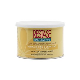 RESTASE | Fat Soluble Hair Removal Wax, Pine Resin and Beeswax, All Skin Types, 400 ml, Made in Italy