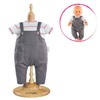 Corolle 12-Inch Bb Smock and Denim Overall Outfit