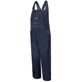 Red Kap Men's Denim Bib Overall, 32W x 34L