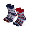 OCERA Pack of 2 warm Norwegian Hygge socks for men