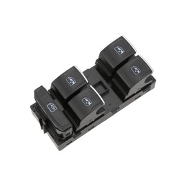 Power Window Switch,Semolto Mk7 Gti Window Switch High Sensitivity Front Driver Side Window Master Switch 5G0959857C,Semolto Mk7 Gti Window Switch For Mk7 2014-2018, Black, Replacement, Simple Insta