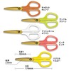 Plus Kitchen Scissors, Fit Cut Curve, Washable, Titanium, Paprika Yellow,