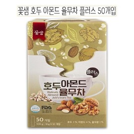 Kkotsaem 꽃샘 전통차 호두 아몬드 율무차 플러스 50개입 - O Flower Spring Traditional Tea Walnut Almond Job's Tears Tea Plus 50 Pieces - O