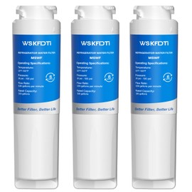 WSKFDTI MSWF Water Filter, Replacement for GE MSWF, 101820A, 101821B, RWF1500A, Reduces Bad Taste & Odor, 3 Pack