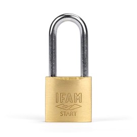 IFAM SR25 Anti Theft Padlock Starting Range 25mm Long Arc Double Locking Padlock Includes 2 Serrated Keys Strong and Reliable Ideal for Suitcases, Lockers, Drawers