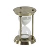 Deco 79 Metal Timer Hourglass Sand , 6" x 6"