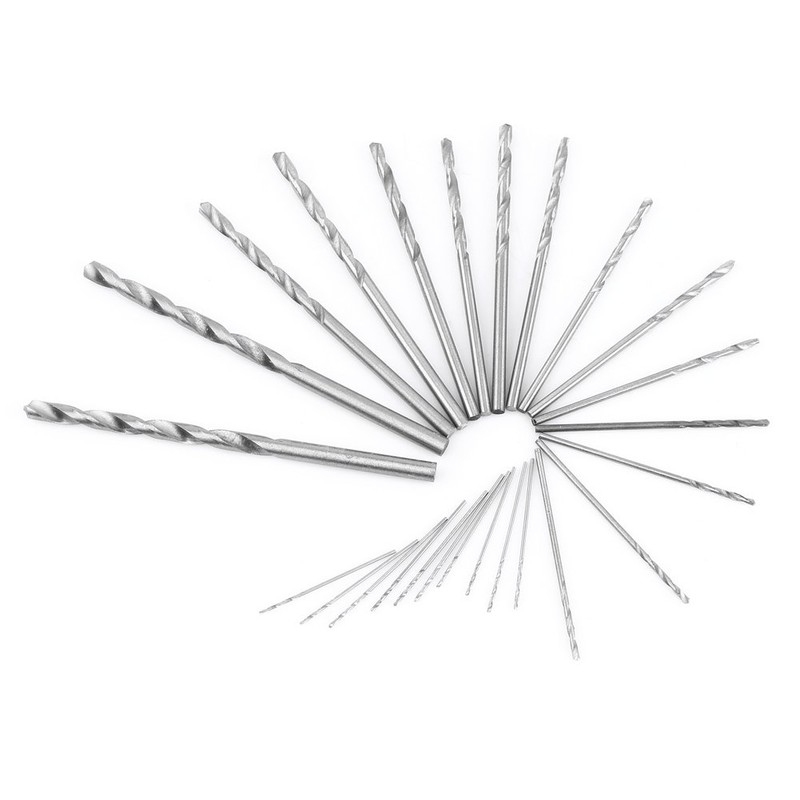 Black Precision Pin Vise Hand Drill with Twist Drill -