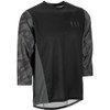 Fly Racing RIPA 3/4 Sleeve Jeresy (Black/Grey Camo, Medium)