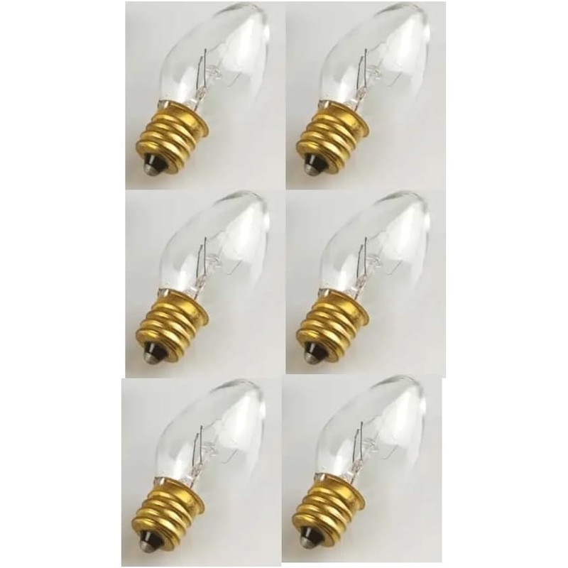 Sweet Online Deal Clear Night Light Bulbs - 6 PC