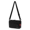 Manhattan Portage Genuine Cityhall Shoulder Bag, Nylon Tussah Quill, Black